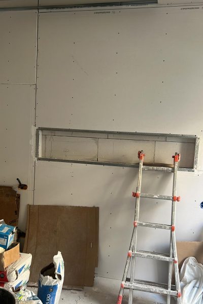 Cartongesso con nicchia decorativa - Civitavecchia