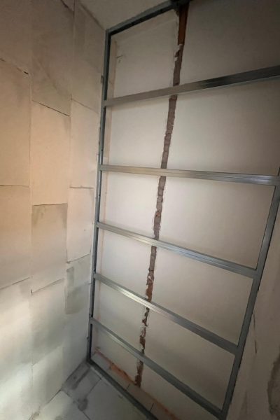 Struttura cartongesso a parete - Civitavecchia