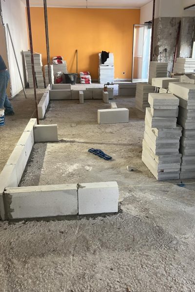 Costruzione pareti in laterizio - Civitavecchia