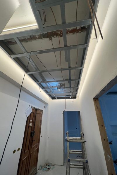 Controsoffitto con luci led - Civitavecchia